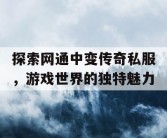 探索网通中变传奇私服，游戏世界的独特魅力