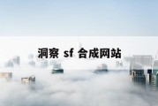 洞察 sf 合成网站