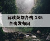 解读英雄合击 185 合击发布网