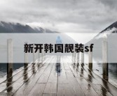 新开韩国靓装sf