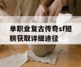 单职业复古传奇sf翅膀获取详细途径