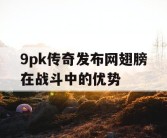 9pk传奇发布网翅膀在战斗中的优势