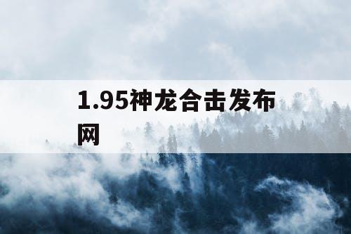 1.95神龙合击发布网