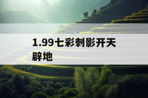 1.99七彩刺影开天辟地