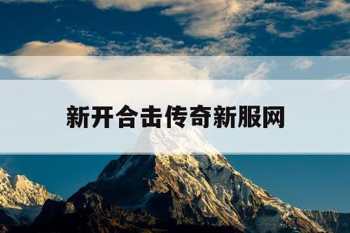 新开合击传奇新服网