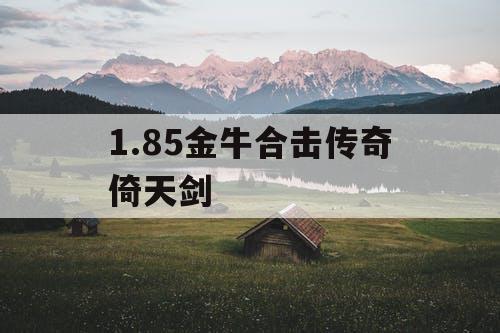 1.85金牛合击传奇倚天剑
