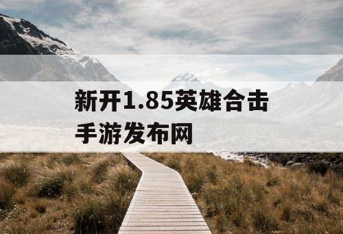 新开1.85英雄合击手游发布网