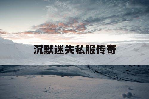 沉默迷失私服传奇