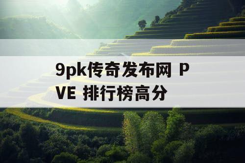 9pk传奇发布网 PVE 排行榜高分
