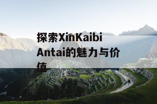 探索XinKaibiAntai的魅力与价值
