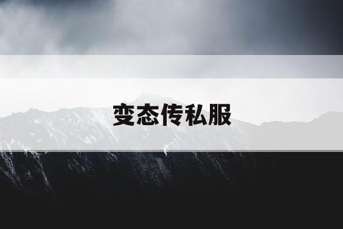 变态传私服