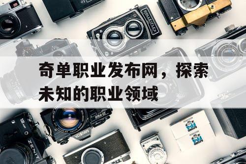 奇单职业发布网，探索未知的职业领域
