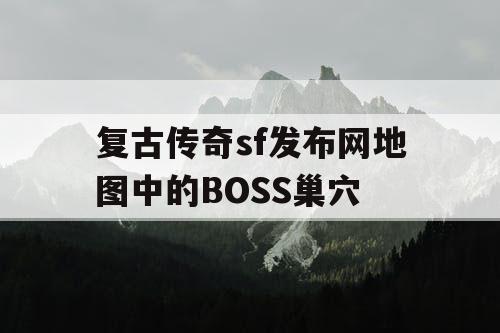 复古传奇sf发布网地图中的BOSS巢穴
