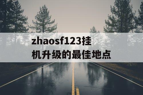 zhaosf123挂机升级的最佳地点