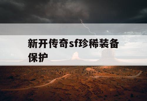 新开传奇sf珍稀装备保护