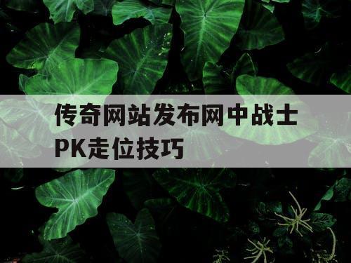 传奇网站发布网中战士PK走位技巧