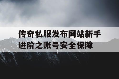 传奇私服发布网站新手进阶之账号安全保障