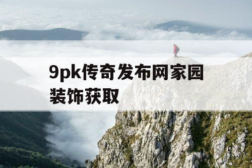 9pk传奇发布网家园装饰获取