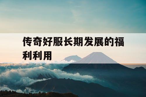 传奇好服长期发展的福利利用