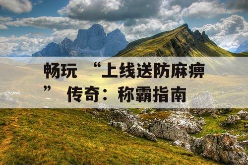 畅玩 “上线送防麻痹” 传奇：称霸指南