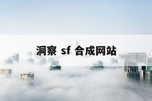 洞察 sf 合成网站