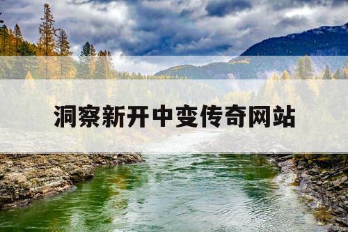 洞察新开中变传奇网站