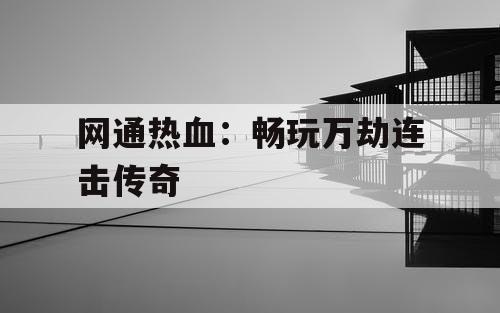 网通热血：畅玩万劫连击传奇
