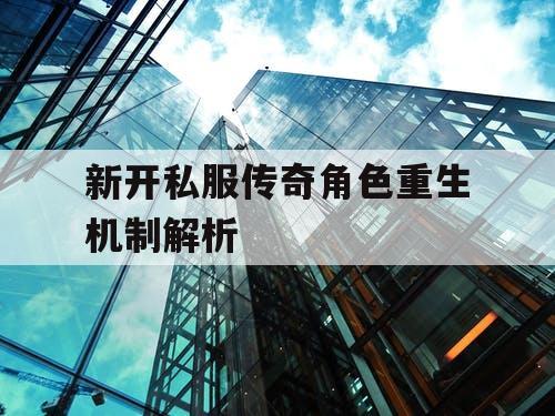 新开私服传奇角色重生机制解析