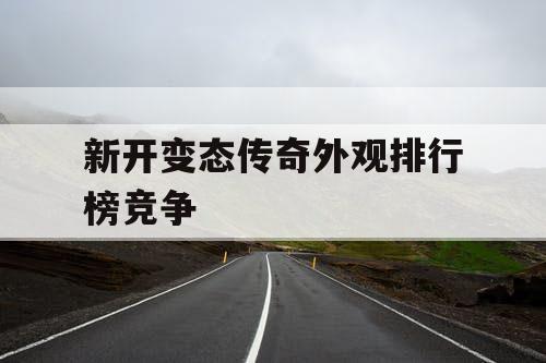 新开变态传奇外观排行榜竞争